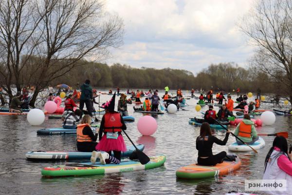 Репортаж с сап-фестиваля «Рязанское море» на Борковском затоне