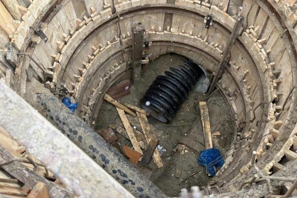 Мэрия: прорыв канализационного коллектора в Рязани ремонтируют круглосуточно