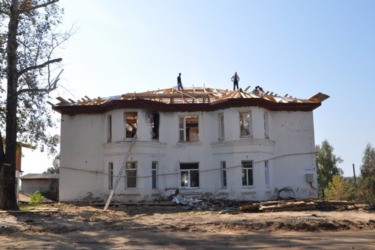 Касимовские погорельцы вернутся в свой дом к концу октября