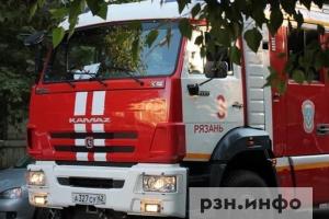 Под Рязанью сгорел жилой дом