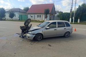 ДТП в Рязанской области устроил 17-летний мотоциклист, его увезла скорая