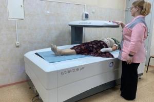 В рязанской ОКБ установили новый аппарат для диагностики остеопороза