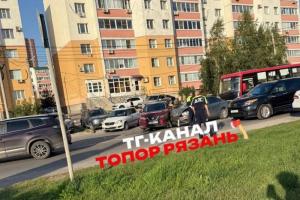 В Рязани на улице Кальной произошла серьезная авария