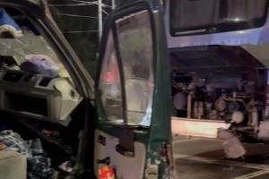 Появились кадры с места серьезной аварии на трассе М-5 под Рязанью