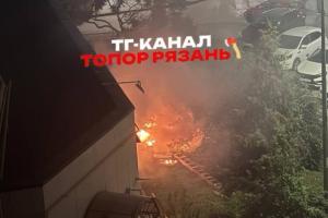 В Канищеве произошел пожар