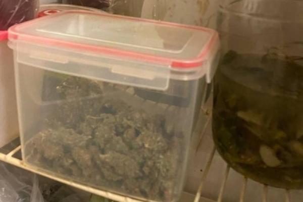 У рязанца в холодильнике нашли более 200 граммов марихуаны
