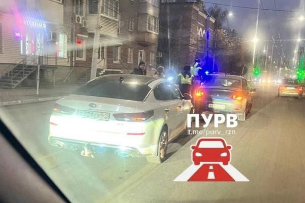 В Рязани на улице Свободы произошла авария