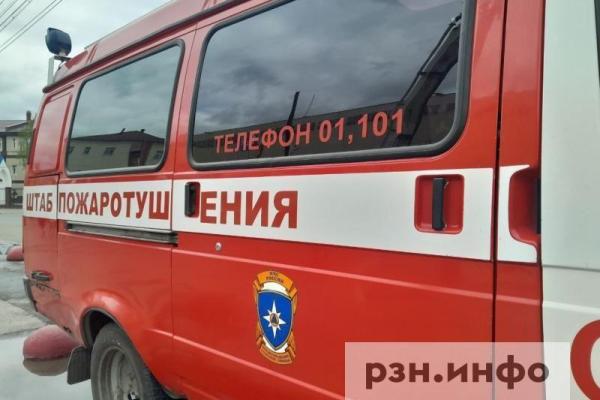 В Рязанской области при пожаре пострадал 24-летний мужчина