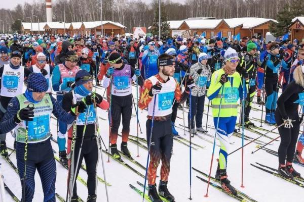 В Рязанской области состоялась массовая гонка «Лыжня России»
