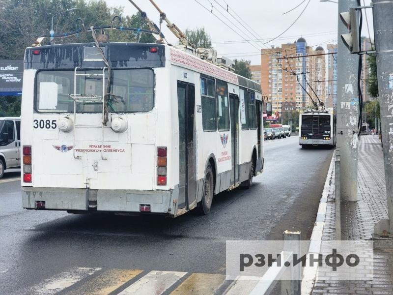 В Рязани снова «встали» троллейбусы