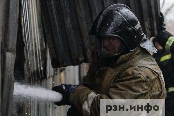 В Рязанской области сгорел жилой дом