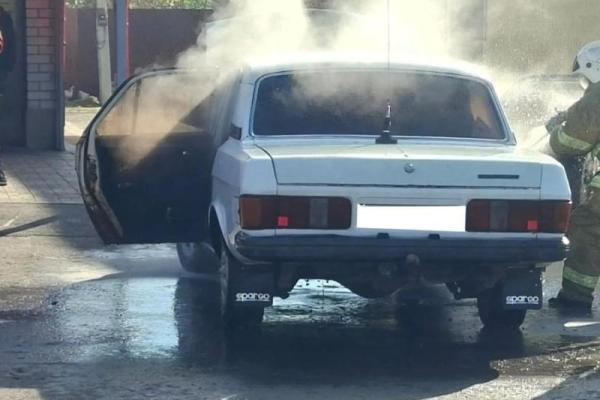 В Рязанской области сгорел автомобиль