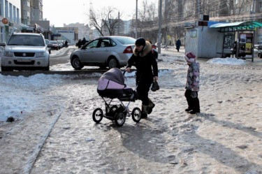 Ледниковый период. RZN.info оценил уборку рязанских тротуаров